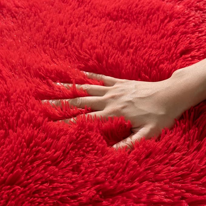 Rugs for Bedroom 4x6, Soft Shaggy Modern Shag Area Rug for Living Room - Image 4