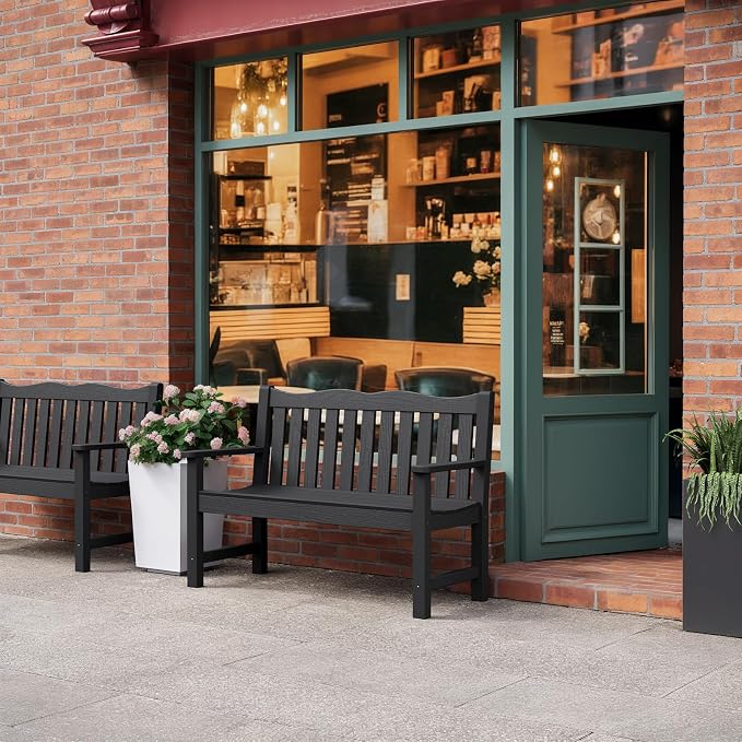 Stoog Weatherproof Outdoor Bench & Outdoor Chairs Set, Patio Furniture Set - Image 7