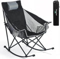 SUNNYFEEL Oversized Rocking Camping Chair, Fully Padded Patio Chair by SunnyFeelCamping