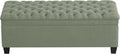 WUTUTUEE 50" Fabric Storage Ottoman Bench, Upholstered Rectangle End of Bed by WUTUTUEE