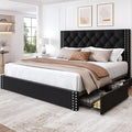 LARMACE Queen Size Platform Bed Frame by LARMACE