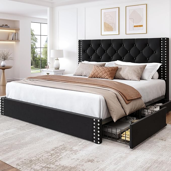 LARMACE Full Size Bed Frame by LARMACE