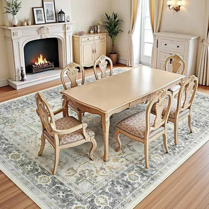 Lofus 6x9 Area Rugs for Living Room, Machine Washable Non-Slip Area Rug - Image 5