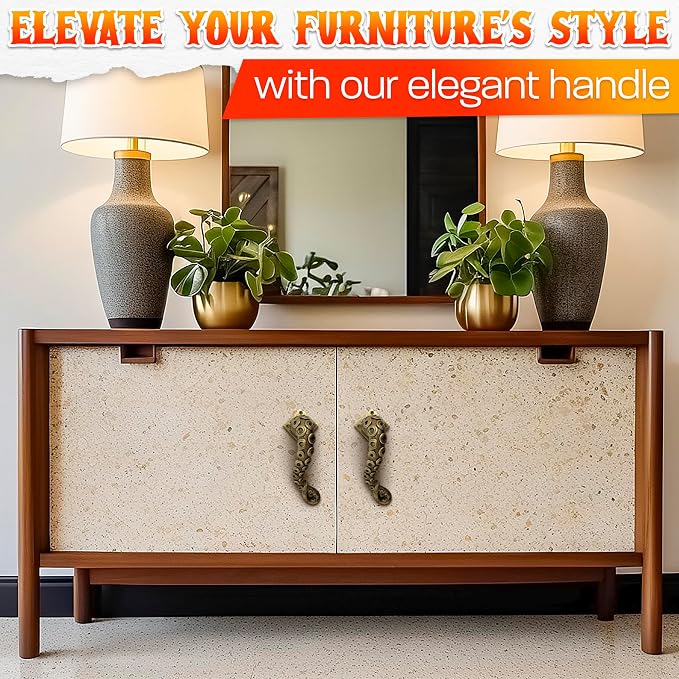 Octopus Door Handle – Unique Tentacle Design, Heavy Duty Pull, 6.49 x 1.4 x - Image 8