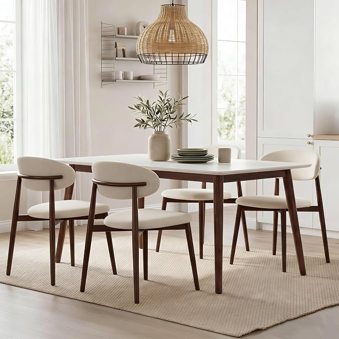 UVV Dining Chairs Set of 4, Metal Kitchen Chairs by UVVLivetheQualityLife
