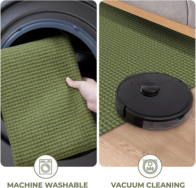 KOZYFLY Long Runners for Hallways 3x12 ft Washable Kitchen Runner Non Slip - Image 7