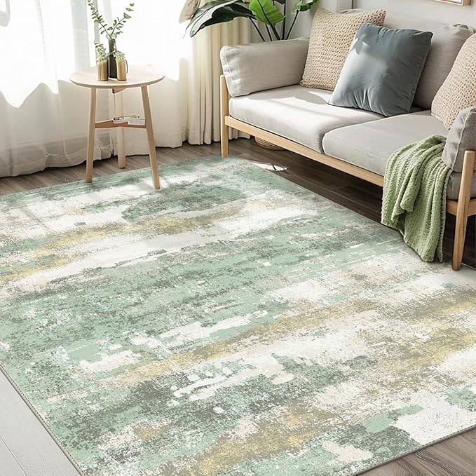 BEIMO Area Rugs 9x12 for Living Room Bedroom, Modern Abstract Machine Washable by BEIMO