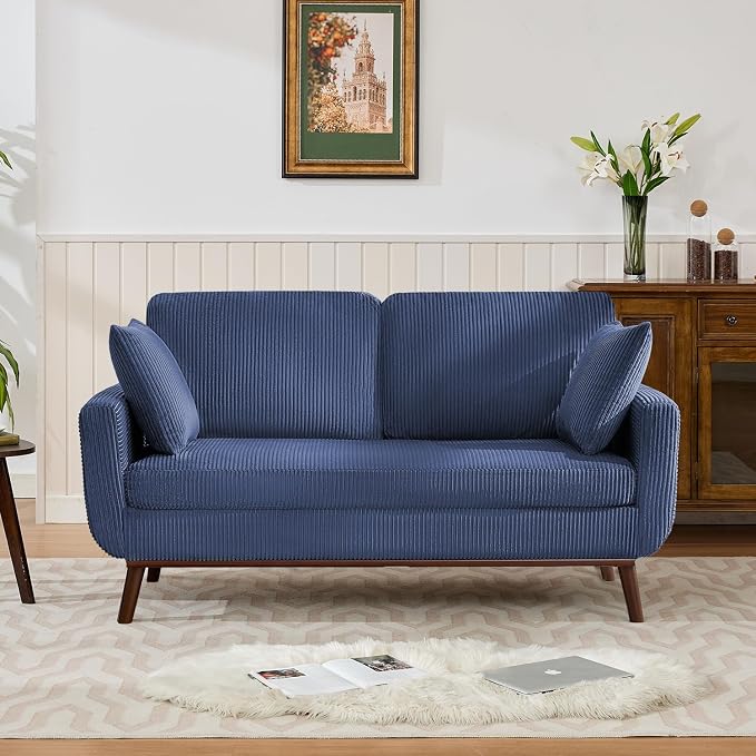 Kingfun 65" Corduroy Love Seat by KINGFUN-Anexcitingoption