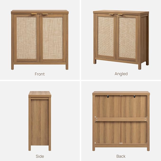 SICOTAS Sideboard Buffet Coffee Bar Cabinet - Image 9