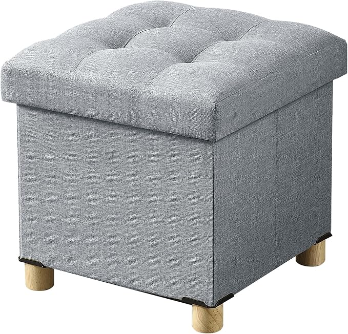 BRIAN & DANY Ottoman with Storage, Small Storage Ottoman by BRIANDANY