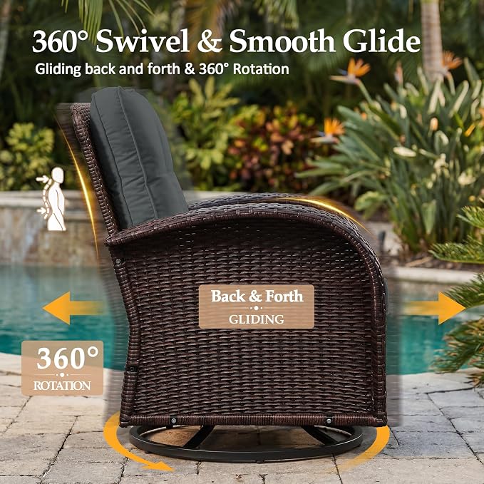 UPHA 7 Pieces Patio Furniture Set - Image 3