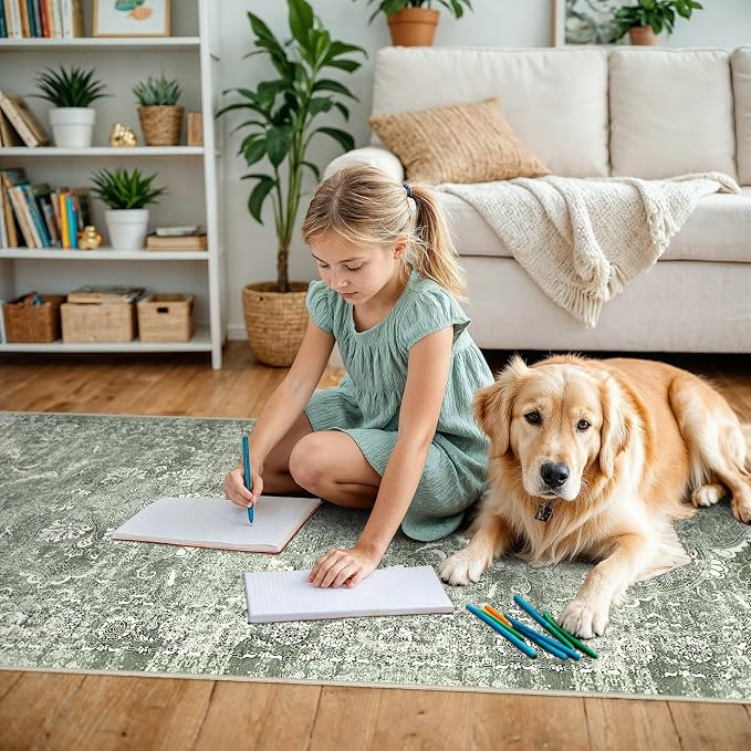 3x20 Washable Hallway Runner Rug - Image 3