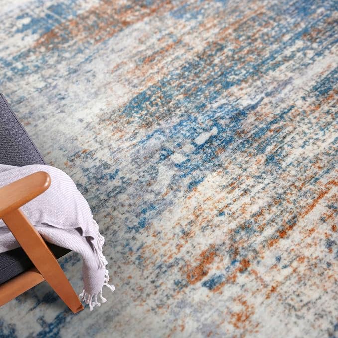 IOHOUZE Abstract Runner Rug 3x16 Ft Extra Long Washable Runners - Image 7