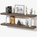 Floating Shelves for Wall, Bathroom Shelves Over Toilet, Wall Shelves & Book by Mifurn