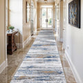 2'6''x10' Washable Runner Rugs for Hallway: Easy-to-Clean Abstract Runners for by WIEVEDENS