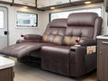 Reclining Loveseat, 55.1" RV PU Leather Wall Hugger Recliner Love Seats Sofa by FurgattiEnjoyYourLife