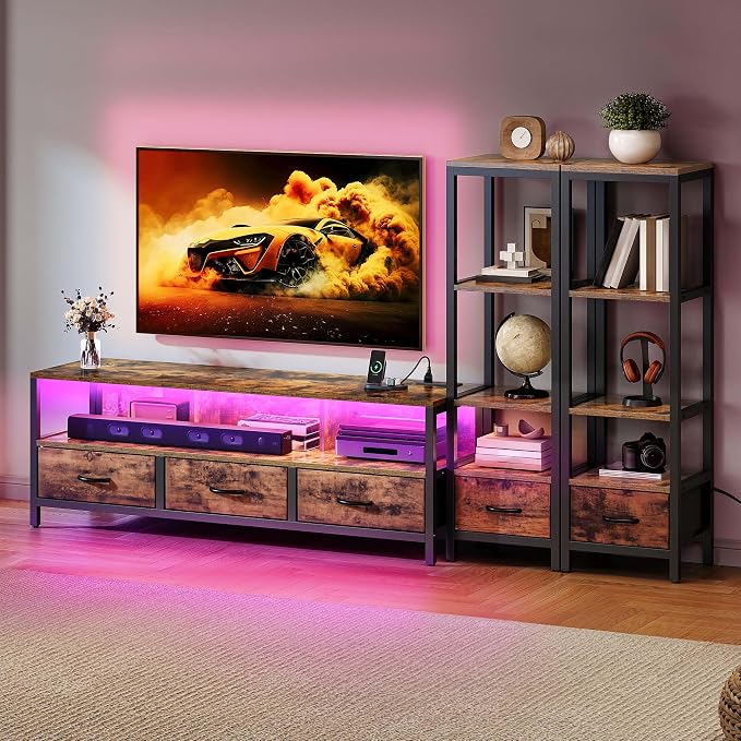 YITAHOME TV Stands for 65 inch TV Entertainment Center - Image 8