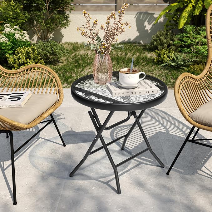 2 Pieces Outdoor Side Table - Image 5
