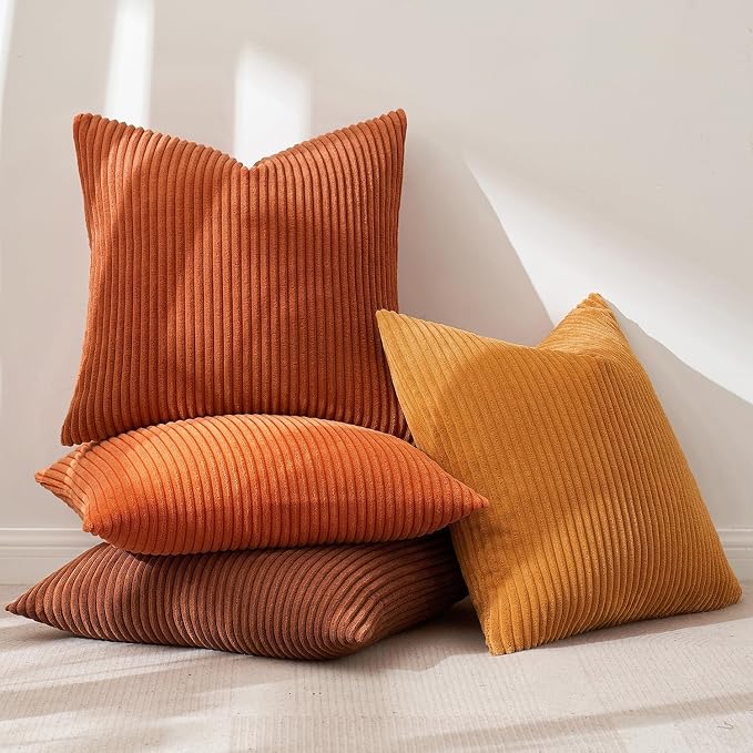 MIULEE Boho Farmhouse Throw Pillow Covers 18x18 Inch Set of 4 Mordern Nordic - Image 7