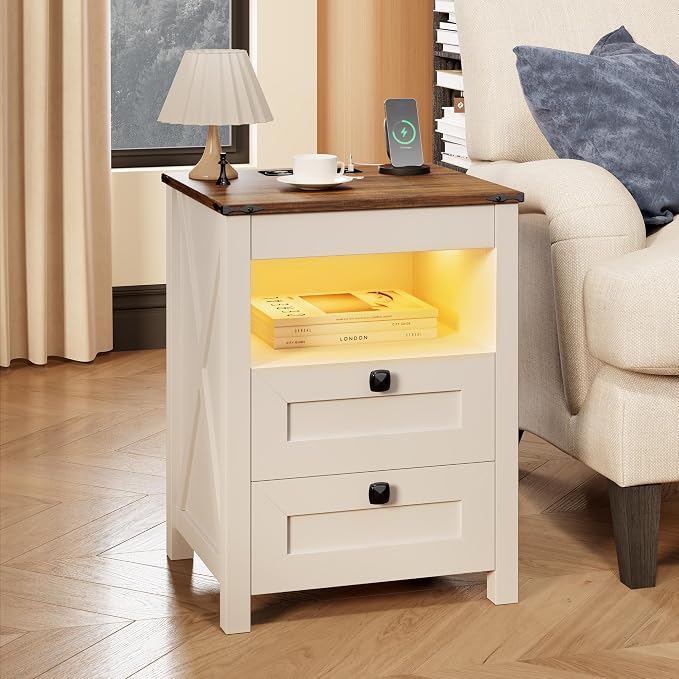 HWB LED Nightstand Set of 2 - Image 2