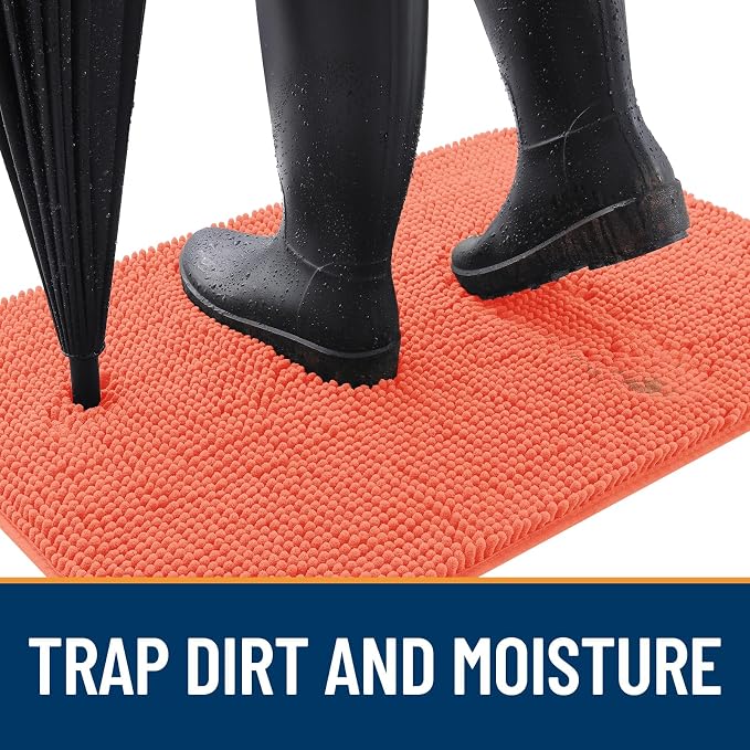 OLANLY Dog Door Mat for Muddy Paws 70x35, Absorbs Moisture and Dirt, Absorbent - Image 2