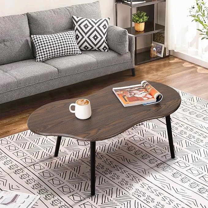 Modern Coffee Tables for Living Room Cloud Shape Center Table Industrial - Image 2
