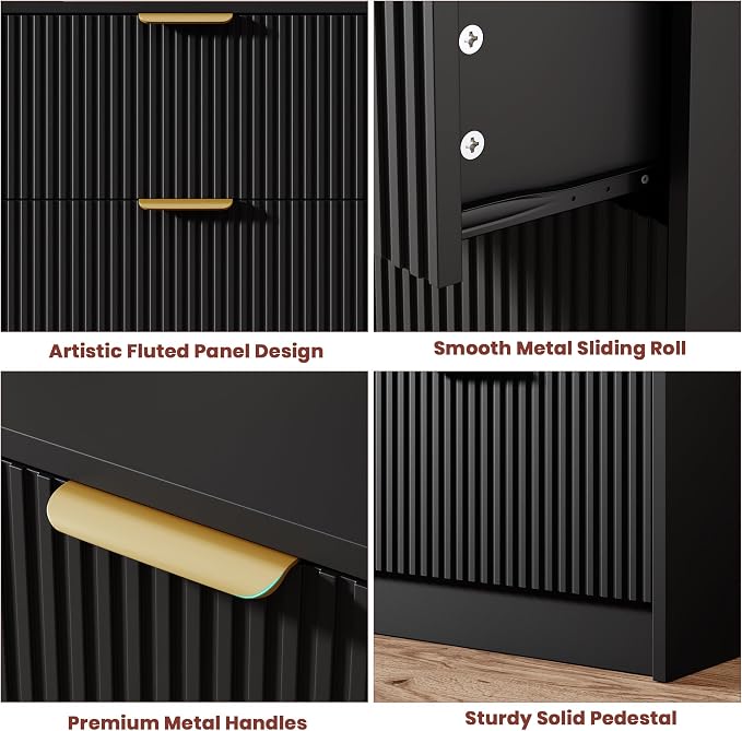 Garvee 5 Drawer Dresser for Bedroom - Image 4