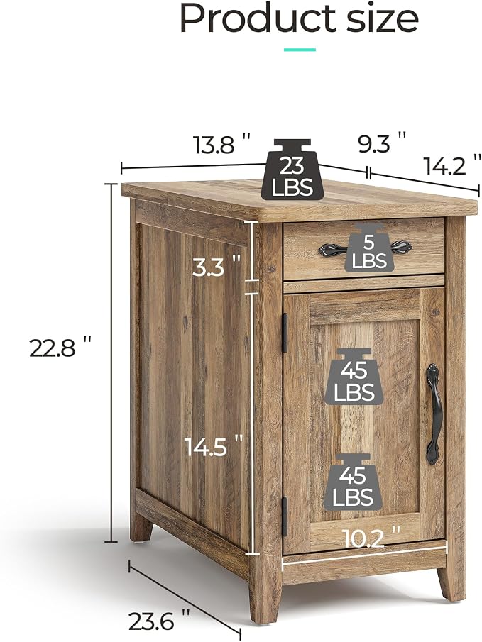 LINSY HOME End Table Set of 2 - Image 3