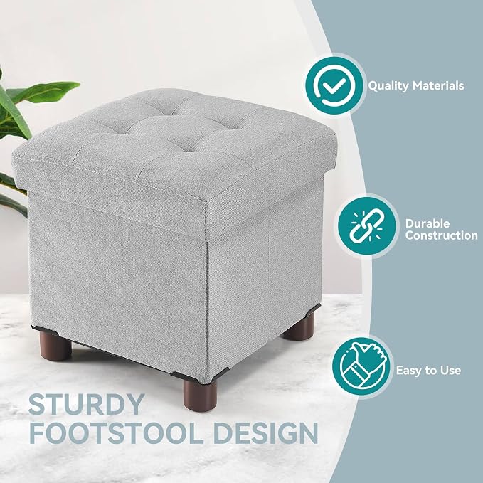 BRIAN & DANY Small Ottoman - Image 5