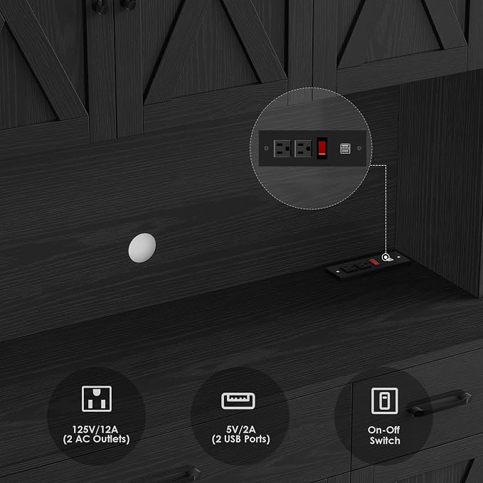 HOSTACK 71" Pantry Cabinet - Image 7