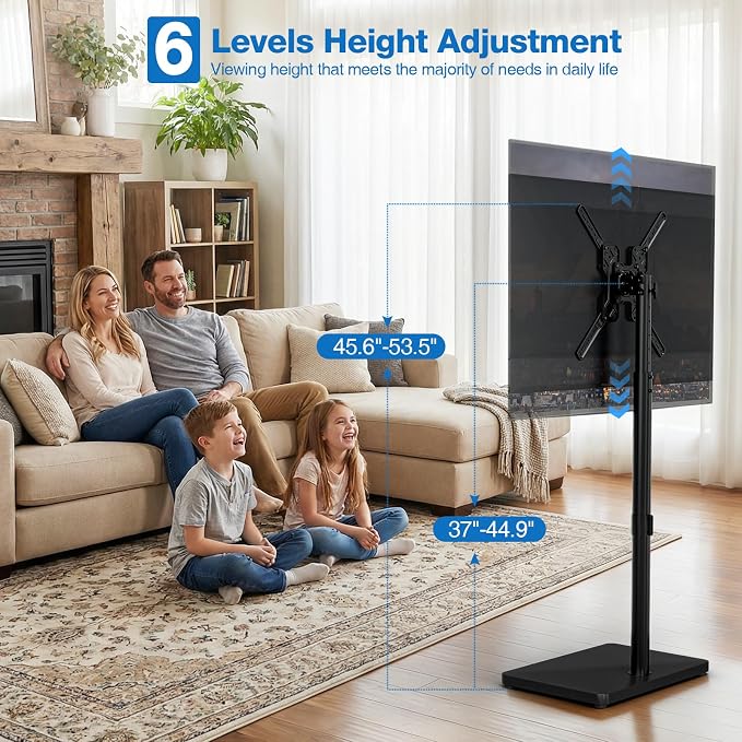 Swivel/Tilt Universal Floor TV Stand - Image 5