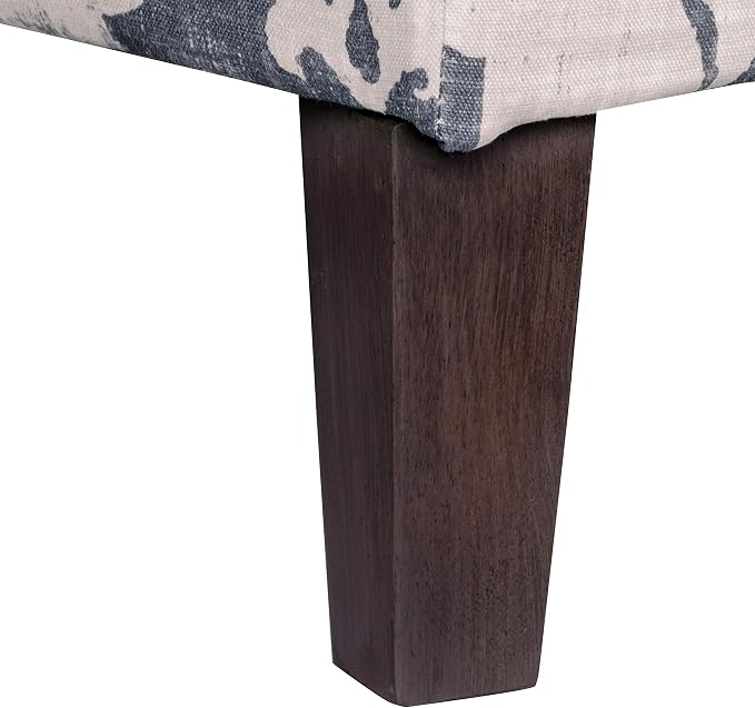 HomePop Large Upholstered Rectangular Storage Ottoman Bench - Image 10