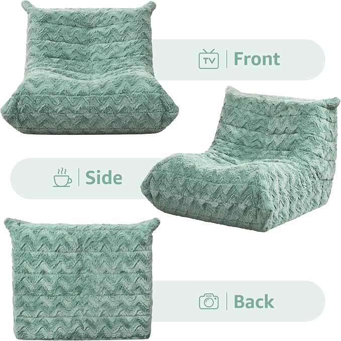 Bean Bag Chairs for Adults Giant Bean Bag Chair Memory Foam BeanBag Chair Bean - Image 8