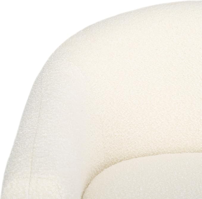 SAFAVIEH Couture Collection Laylette Ivory Boucle Accent Chair - Image 6