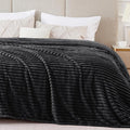 BEDELITE Fleece Blanket Queen Size – 3D Ribbed Jacquard Soft and Warm by BEDELITE