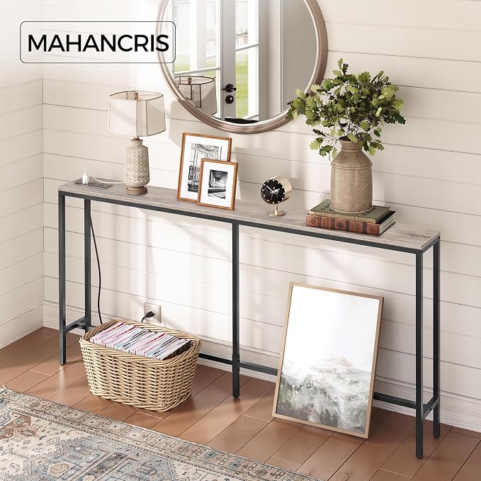 MAHANCRIS 63" Skinny Console Table - Image 5