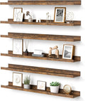 upsimples Floating Shelves for Wall, 35.5 Inch Shelves for Decor Storage Set of by upsimples