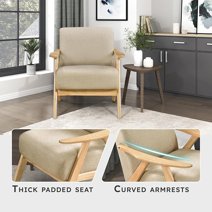 Lexicon Mid Century Modern Accent Chair - Image 3