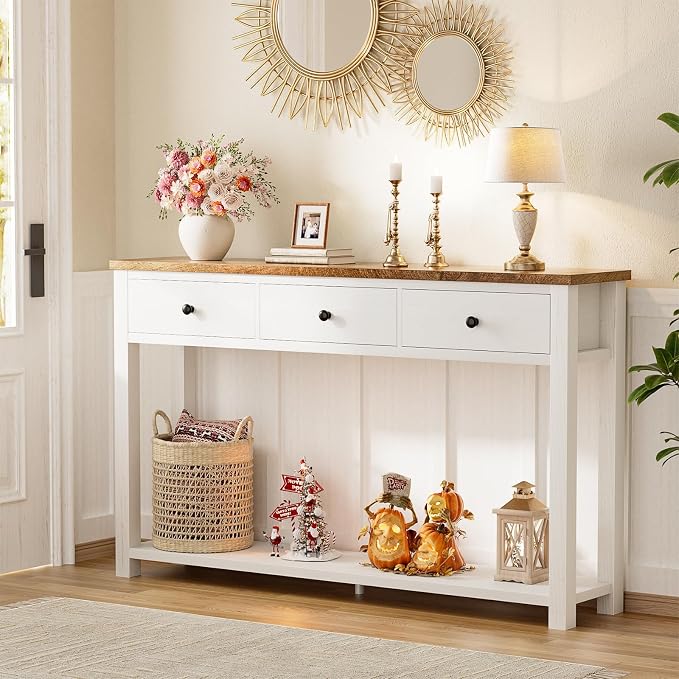 Homieasy Farmhouse Console Table - Image 2