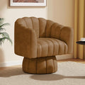 Dewhut Swivel Accent Chair, 360° Swivel Barrel Chair by FocusOnQualityFurniture