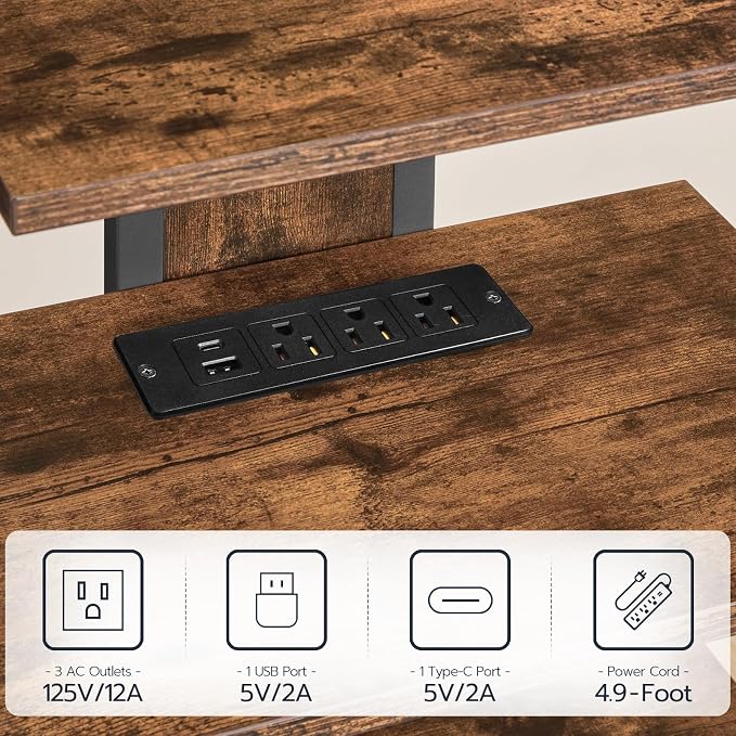 HOOBRO 4-Tier AV Media Stand, Media Console - Image 9