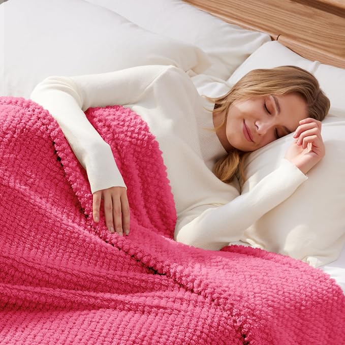 Whale Flotilla Twin Size Fuzzy Fleece Blanket - Image 2