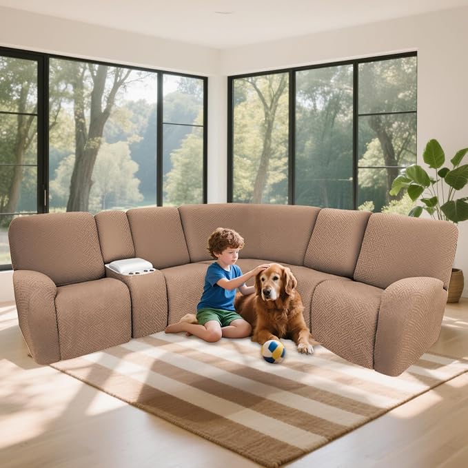 100% Waterproof Sectional Recliner Couch Covers - Image 2