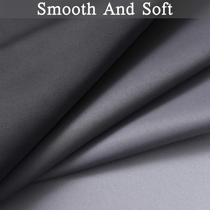 SimpleHome Gradient Color Ombre Blackout Curtains Thickening Polyester Thermal - Image 6
