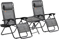 Outsunny Zero Gravity Chair Set by Outsunny
