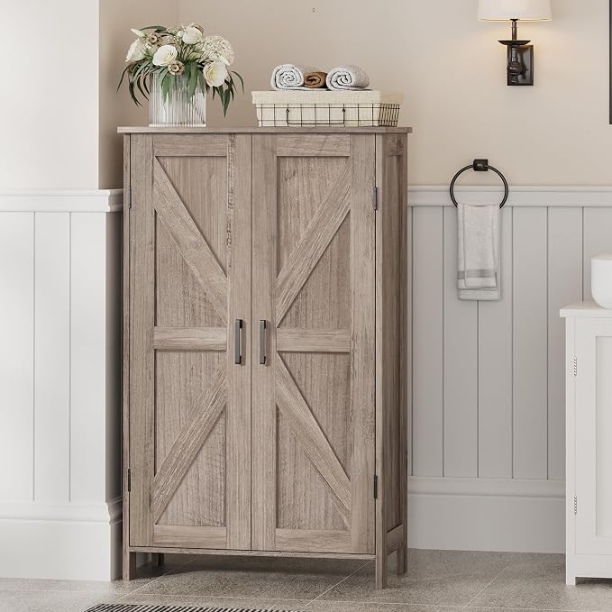 Homleke Farmhouse Bathroom Cabinet - Image 2