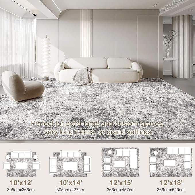 UERMEI 10x14 Area Rug Living Room Rugs - Image 2