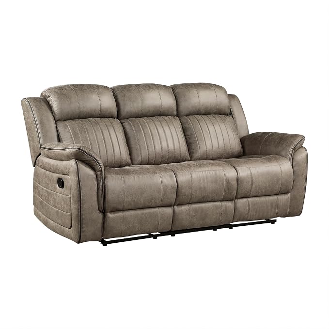 Lexicon Recliner Living Room Set, Home Theater Seating, Manual Polished - Image 5