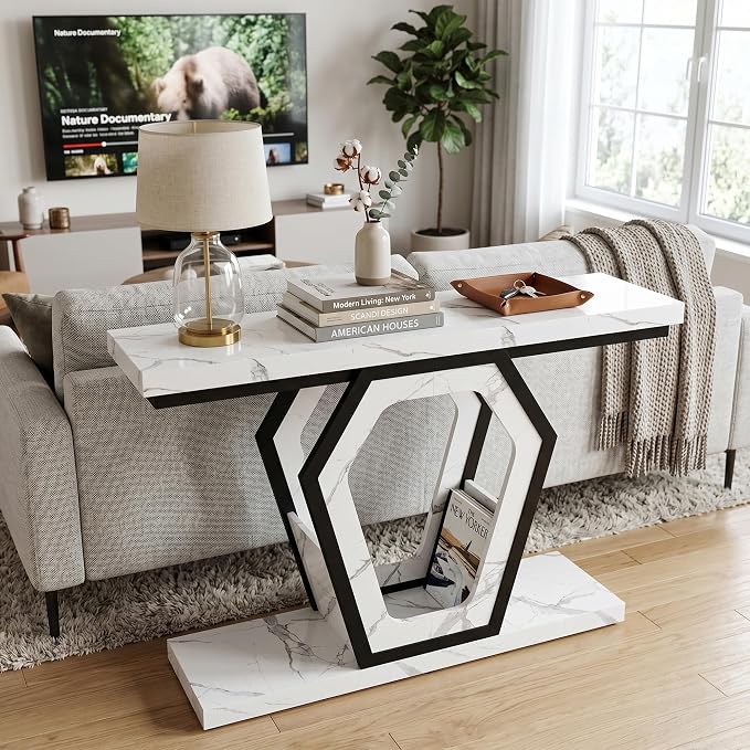 senlin Sofa Table 47.3 Inch Narrow Console Table - Image 3