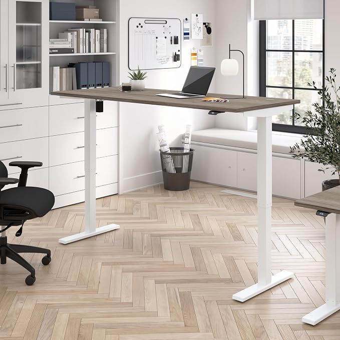 Bush Business Furniture 72-inch Electric Height Adjustable Standing Desk - Image 2